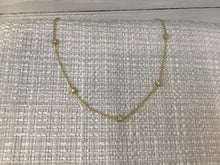 Load image into Gallery viewer, Gold Necklace W/Cube Diamond