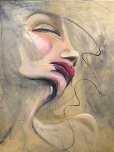 Lady Silhouette Fine Art 48x60